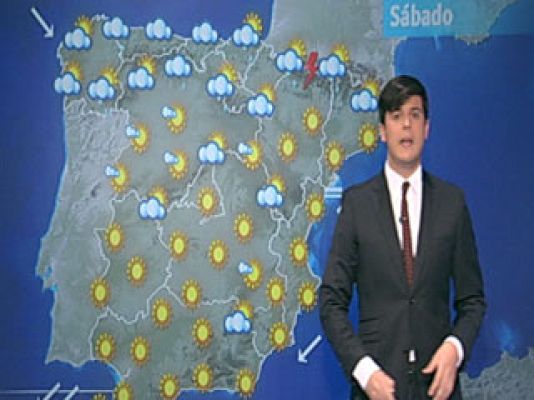 El tiempo - Rachas fuertes de viento