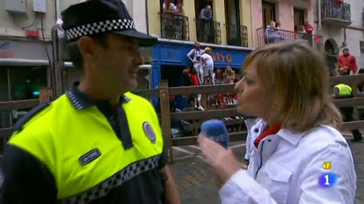 San Fermín - Desalojan la calle cada mañana
