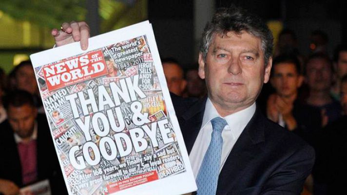  - News of the World' se despide tras 168 años por el escándalo de las escuhas