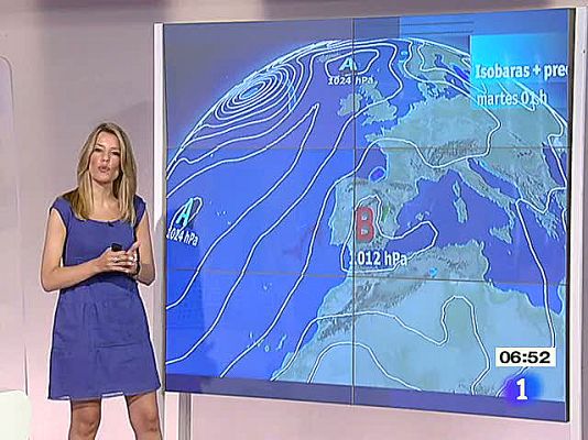 El tiempo - Cielos cubiertos en el norte y altas temperaturas en el sur