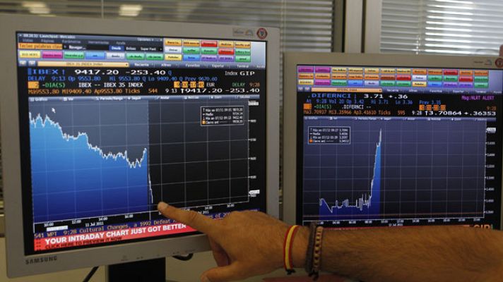 Telediario 1 - Nueva jornada difícil en bolsa