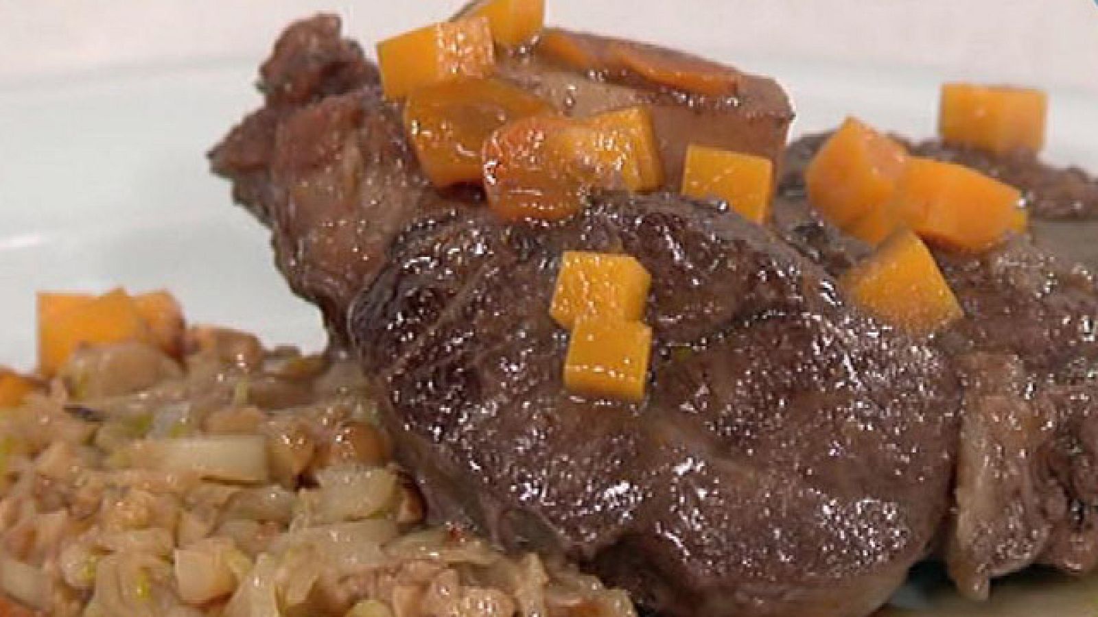 Saber cocinar - Ossobuco en salsa con salteado de endibia y nueces (12/07/2011)