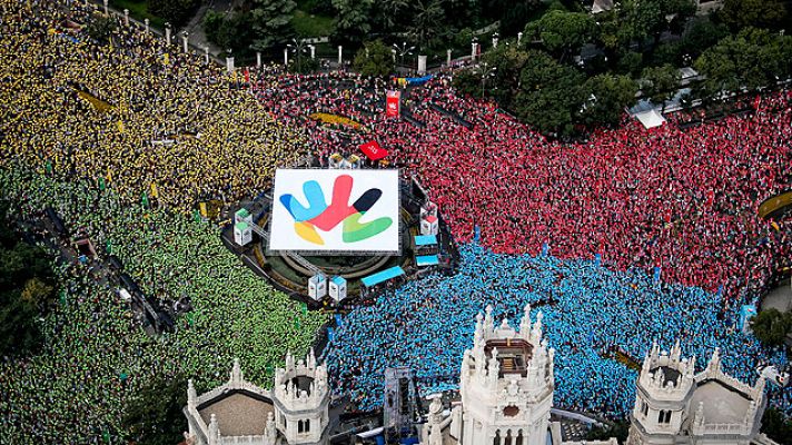 Telediario 1 - Madrid retoma su carrera olímpica