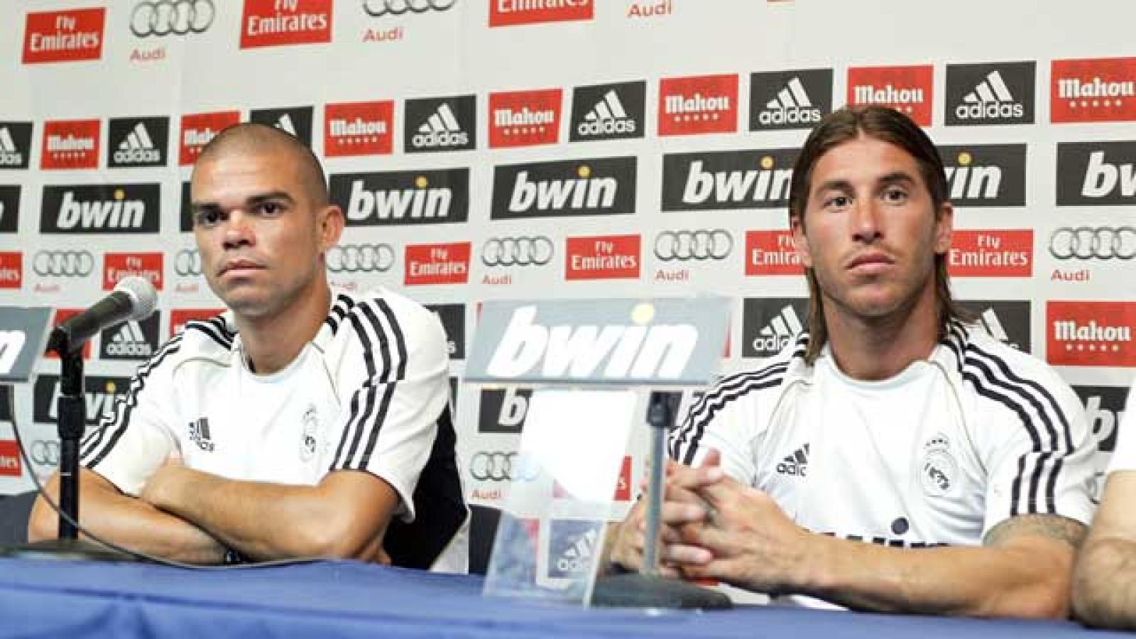 Sergio Ramos habla en rueda de prensa tras la primera sesión de pretemporada en los Ángeles