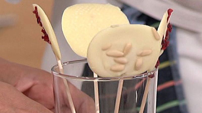 Saber cocinar - Tentempié: Piruletas de chocolate y frutos rojos