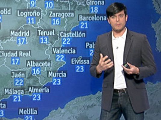 El tiempo - Nubes en Galicia y la zona norte