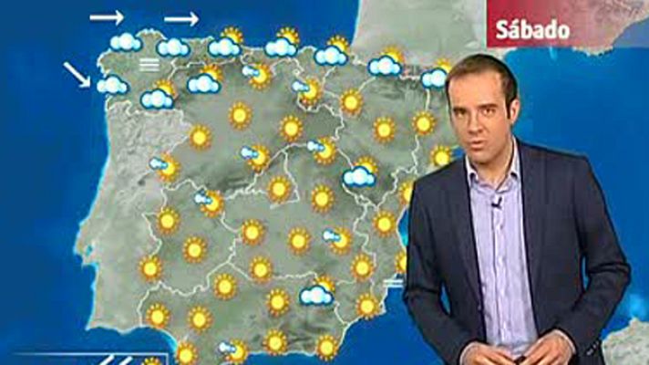 El tiempo - Lluvias débiles en Galicia