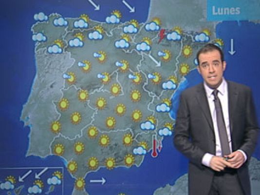 El tiempo - Chubascos en el norte de Cataluña