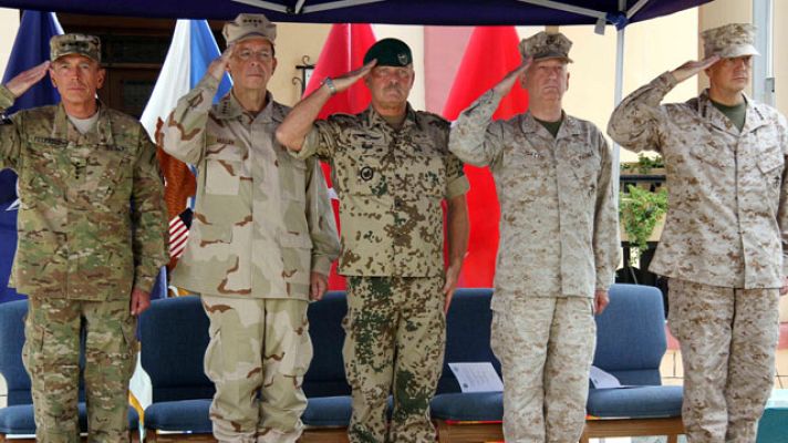 Telediario 1 - Nuevo jefe de la OTAN en Afganistán