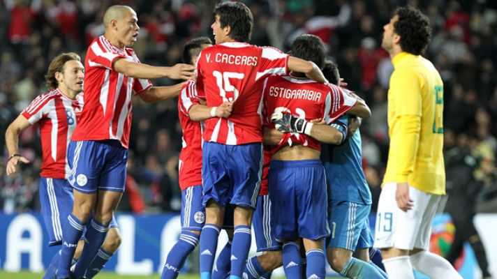 Telediario 1 - Brasil y Chile dicen adiós al torne