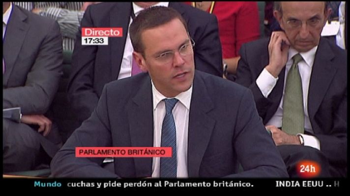 Especiales informativos - Comparecencia de Rupert Murdoch ante el Parlamento británico. Parte 2 - 19/07/11