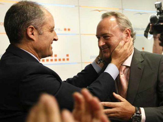 Telediario 1 - El PP valenciano elige a Alberto Fabra sucesor de Camps en la presidencia de la Generalitat