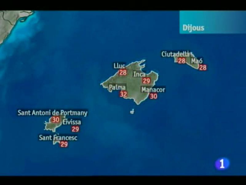 El temps a les Illes Balears - 21/07/11
