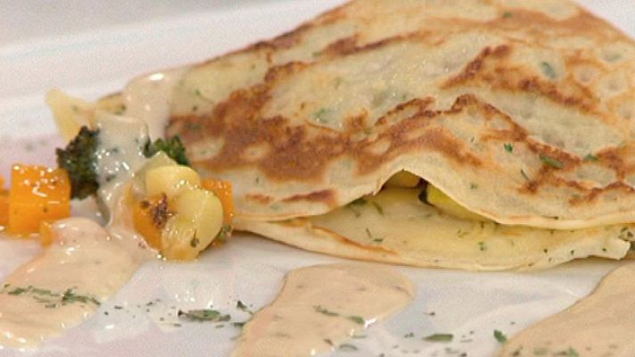 RTVE Cocina - Crepes rellenos de verduras