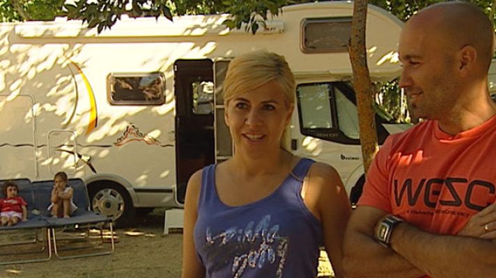 Telediario 1 - Las caravanas en verano
