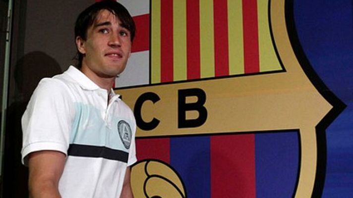 Telediario 1 - Bojan se va dolido con Guardiola