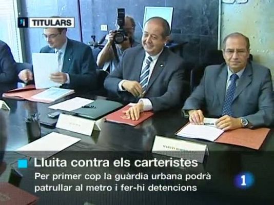 L'Informatiu - L'informatiu vespre 22/07/2011