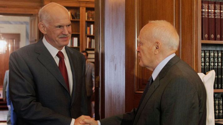 Telediario 1 - 109.000 millones de euros a Grecia