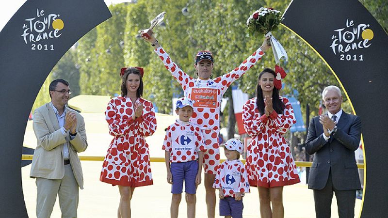 Samuel Sánchez, campeón de la montaña