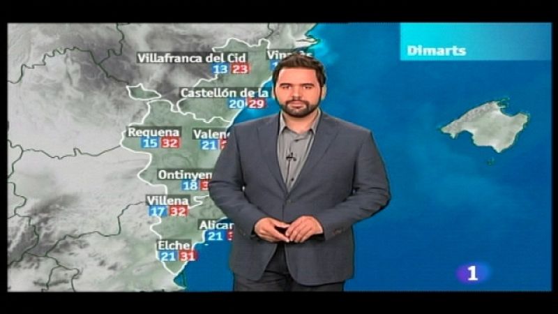 El tiempo en la C. Valenciana - 25/07/11 - Ver ahora