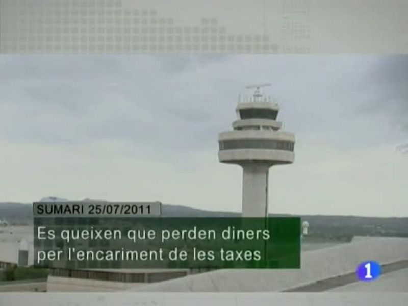 Informatiu Balear en 2' - 25/07/11