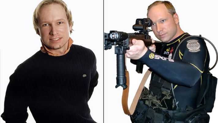 Telediario 1 - Breivik, tímido y de buenas maneras