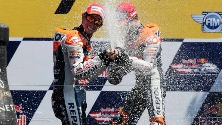 Telediario 1 - Stoner gana y Lorenzo se va satisfecho