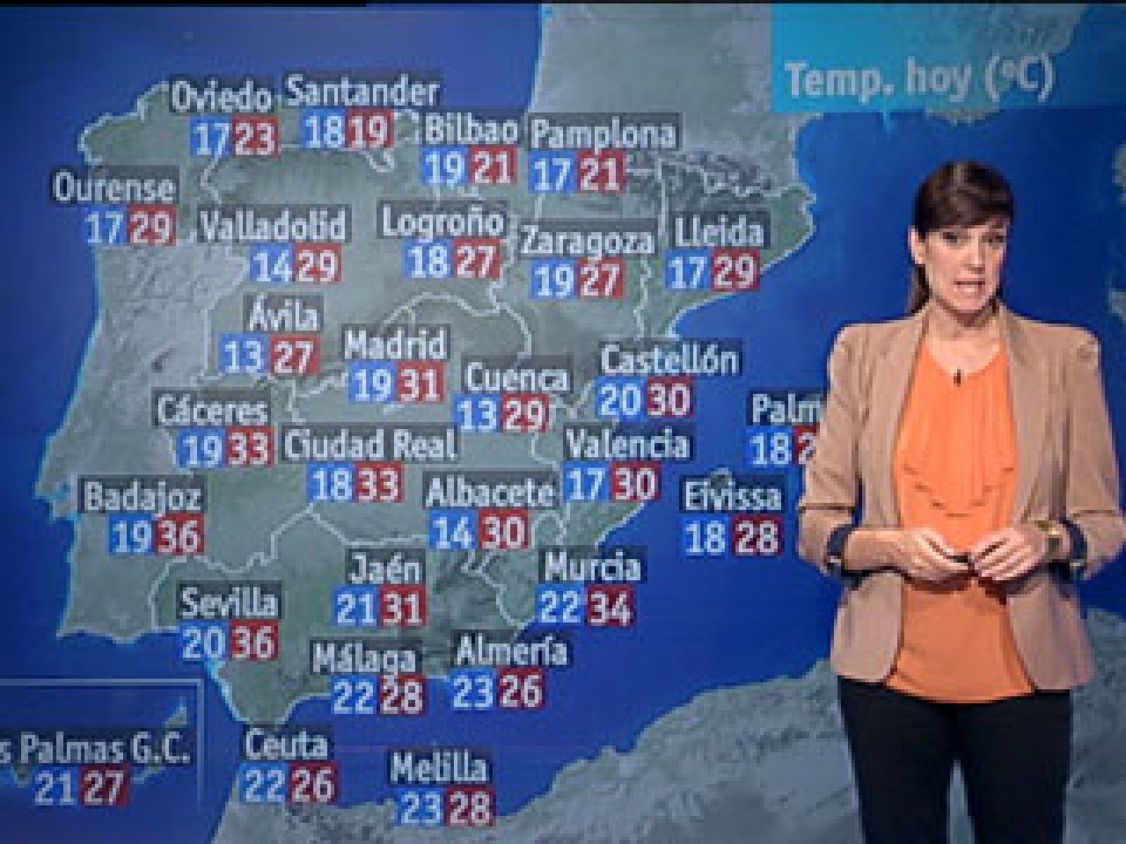 Chubascos localmente fuertes en el noreste de Cataluña