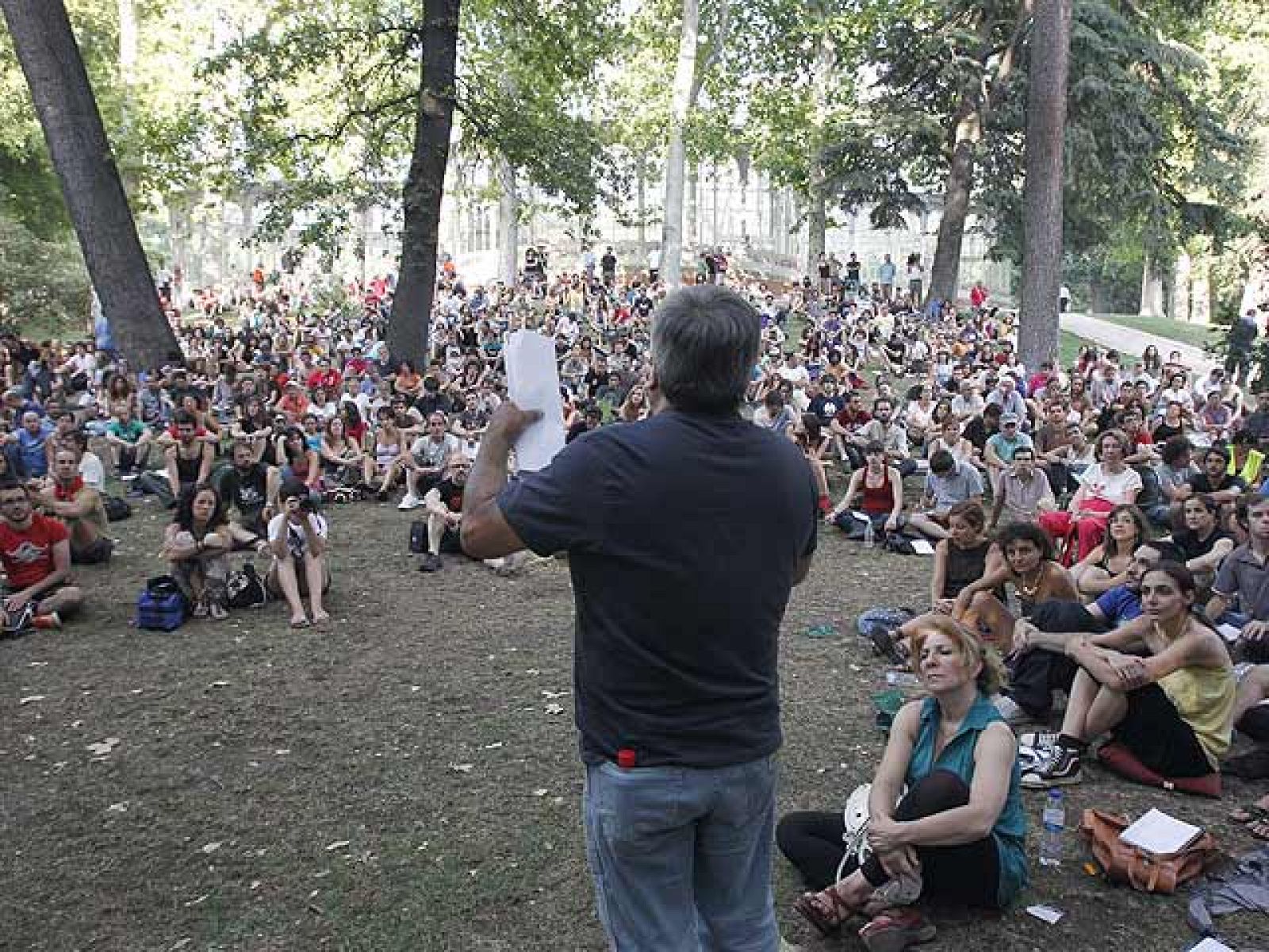 Los 'indignados' seguirán con sus movilizaciones hasta Bruselas