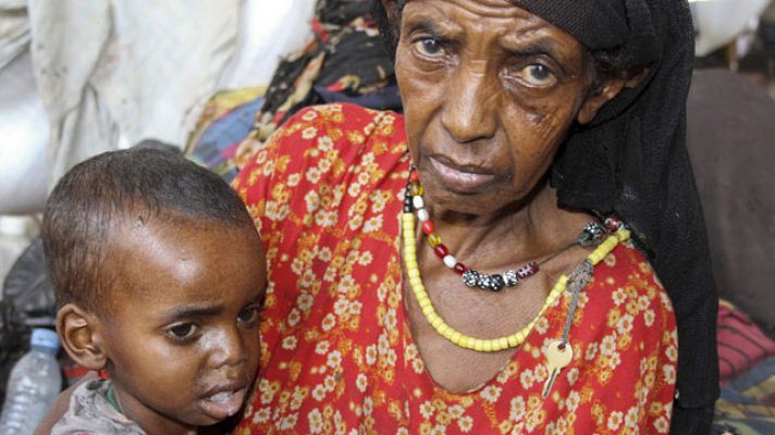 Telediario 1 - Dramática situación en Somalia