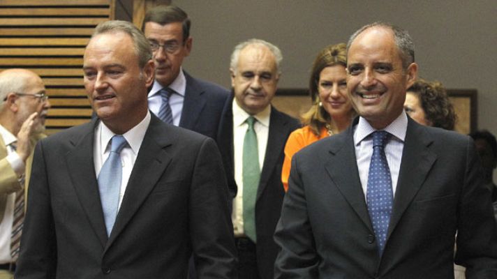 Telediario 1 - Camps vuelve, por hoy, a su escaño.