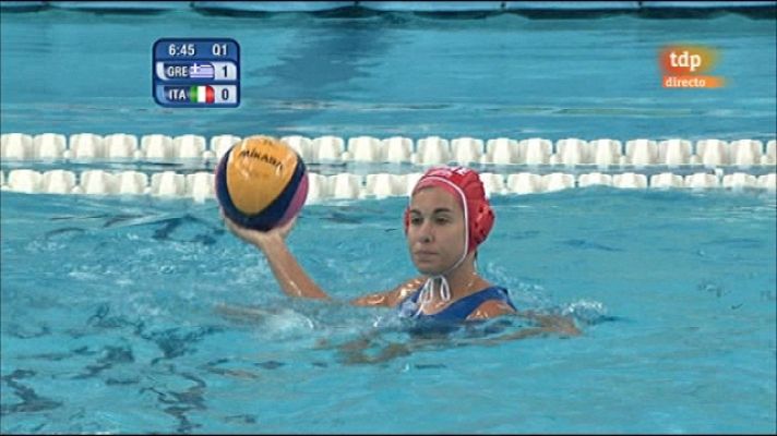  - Waterpolo - Campeonato del mundo 1ª Semifinal fem.: Grecia-Italia - 27/07/11
