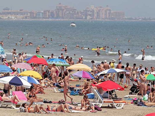 Telediario 1 - Los beneficios de tomar el sol...con moderación