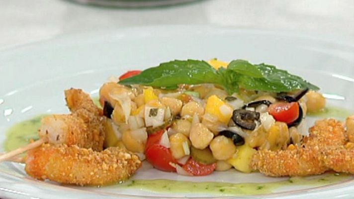 RTVE Cocina - Salpicón de garbanzos con marisco