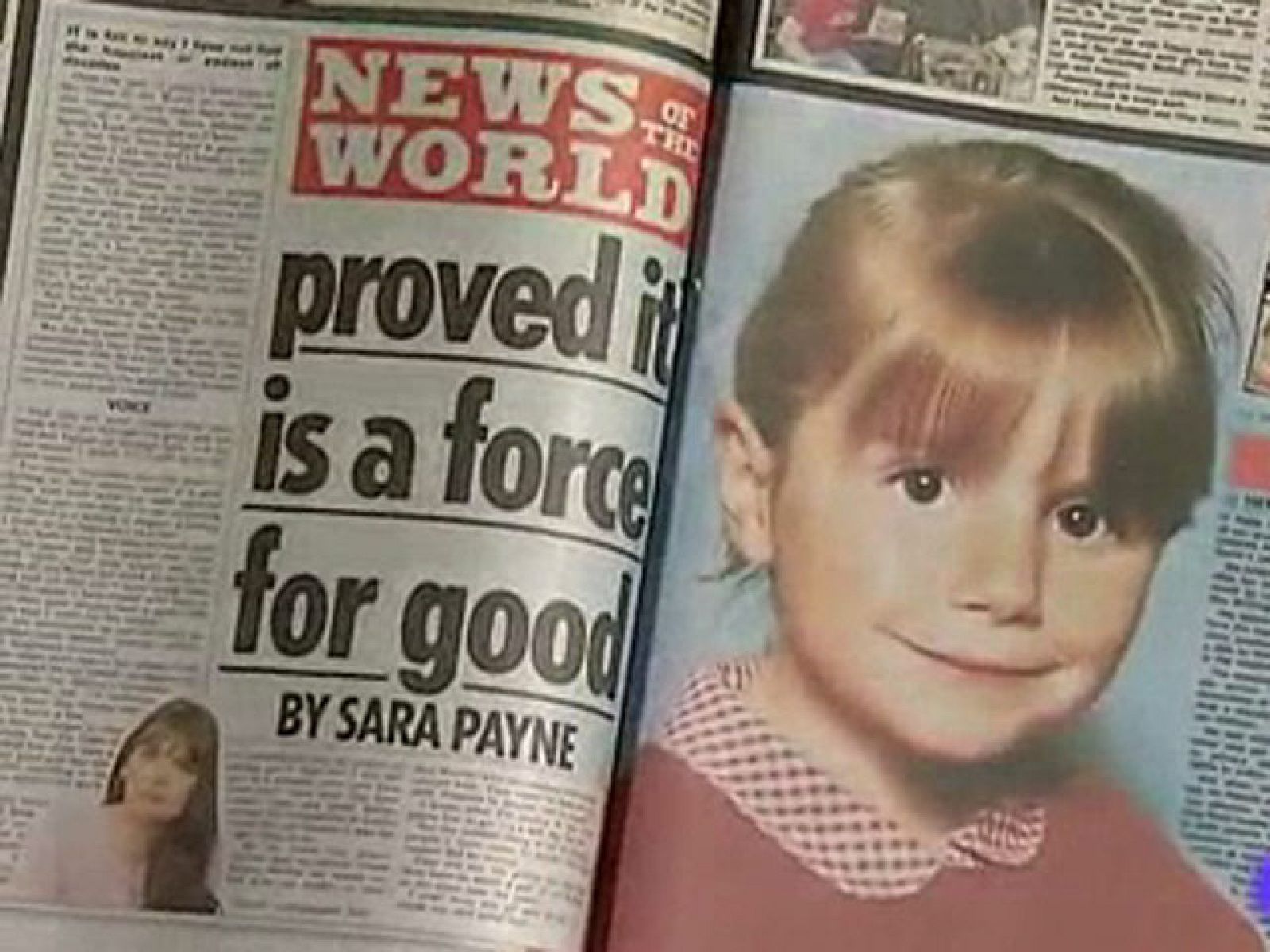 News of the World pinchó el teléfono de la madre de Sara Payne