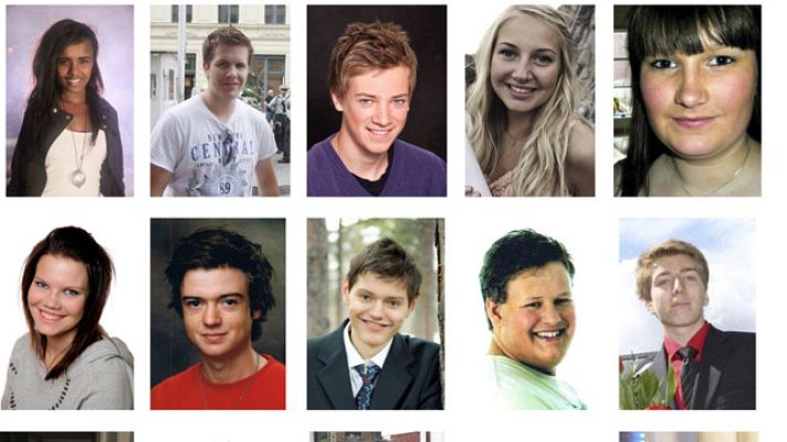 Telediario 1 - Testimonios de Utoya