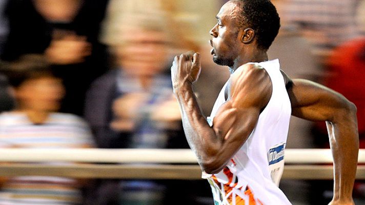 Telediario 1 - Bolt gana en su 'pista negra'