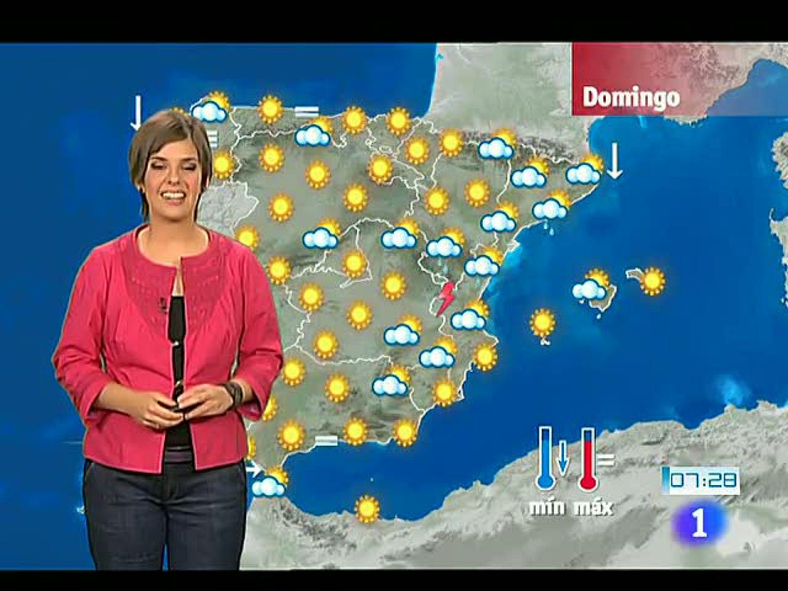 Calor y tormentas para este domingo