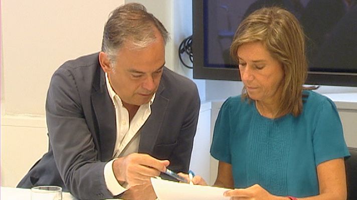 Telediario 1 - Comité de campaña del PP
