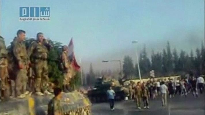 Telediario 1 - Nueva ofensiva en Hama