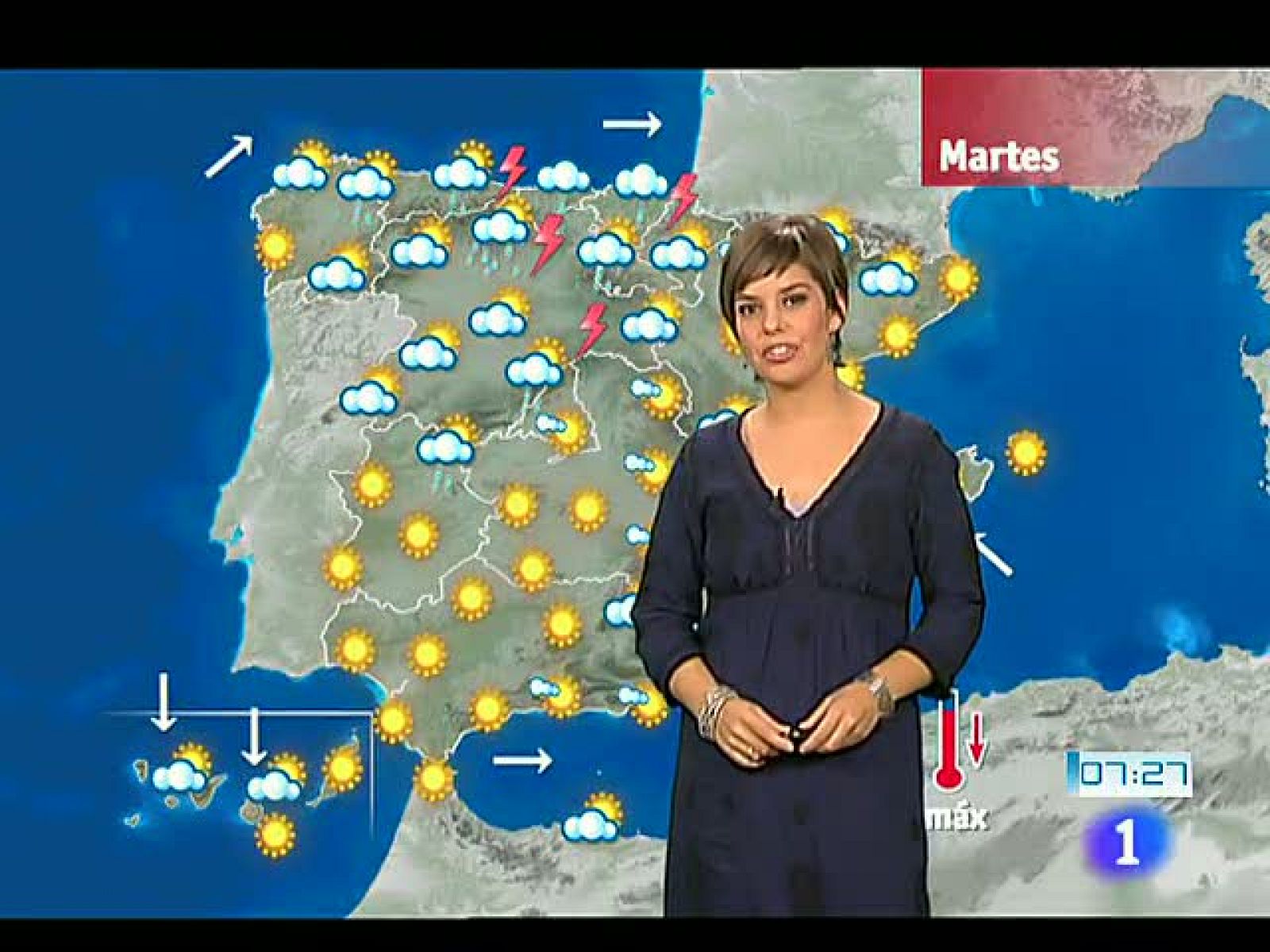 Continúan las tormentas y bajan las temperaturas