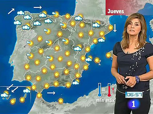El tiempo - Los cielos se irán cubriendo en el norte y es posible que llueva