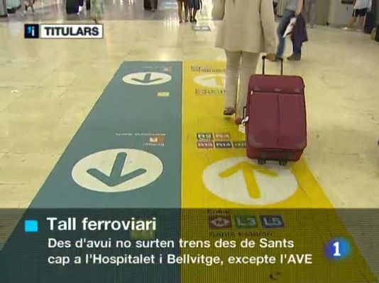 L'Informatiu - L'informatiu migdia en 3' - 04/08/11