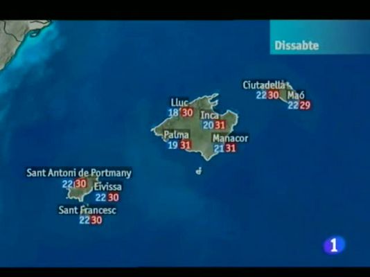 Informatiu Balear - El temps a les Illes Balears - 05/08/11
