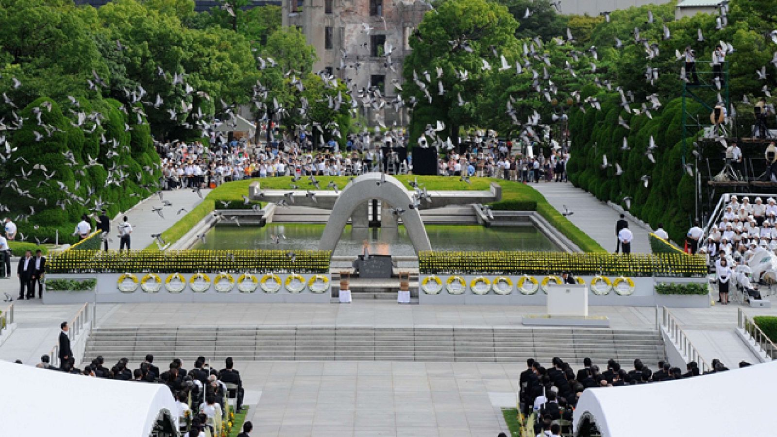 El debate sobre la energía nuclear centra el 66 aniversario de Hiroshima | Ver