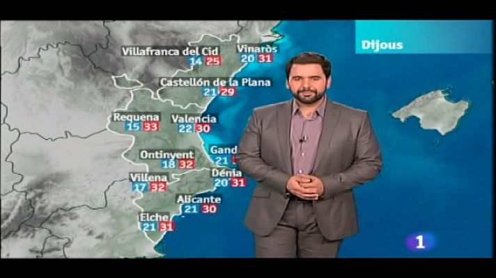 L'informatiu - Comunitat Valenciana - El tiempo en la C. V. - 10/08/11
