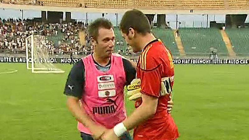 El Italia-España provoca reencuentros