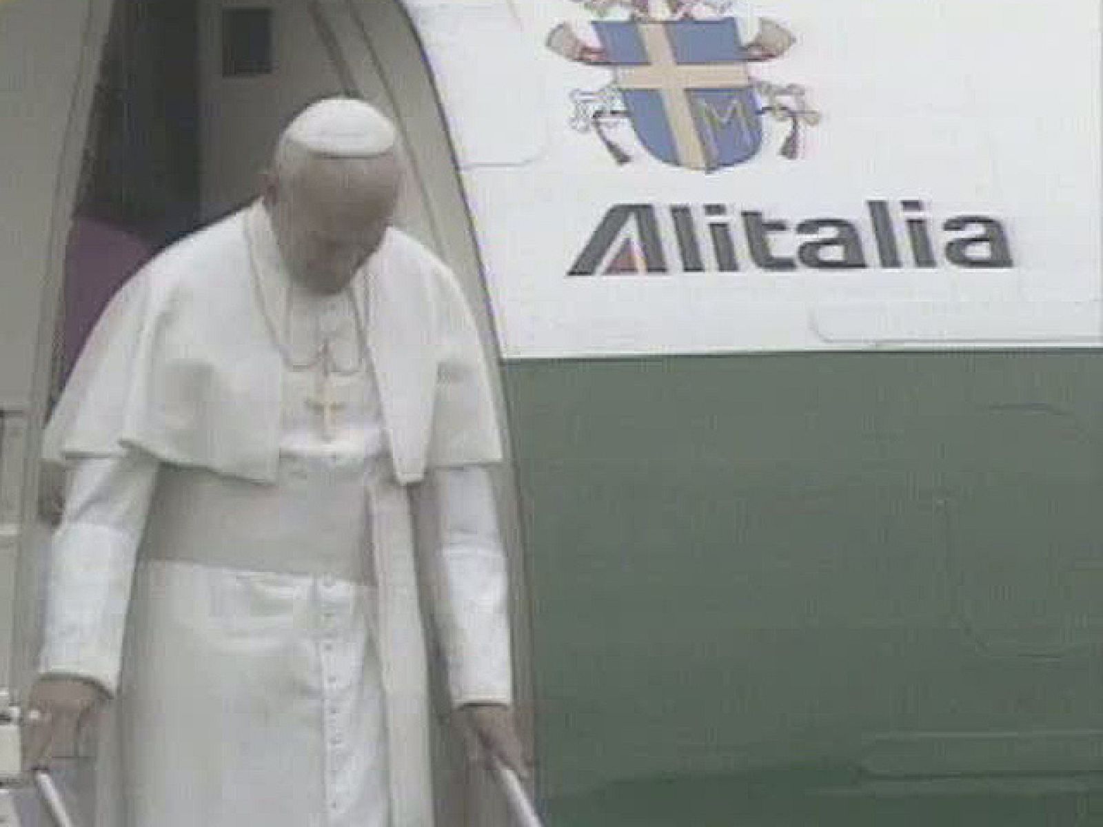 Antesala de una visita (El papa en Santiago de Compostela)