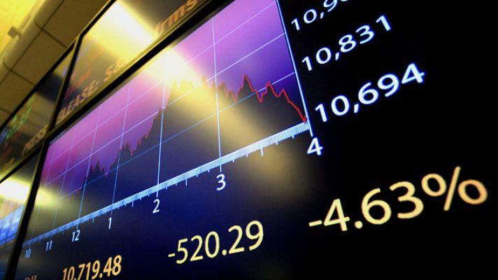 Telediario 1 - Inestabilidad en los mercados