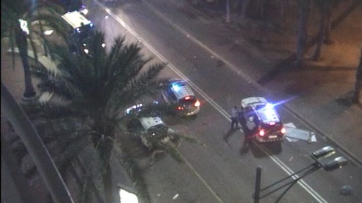 Telediario 1 - Batalla campal en Lloret de Mar